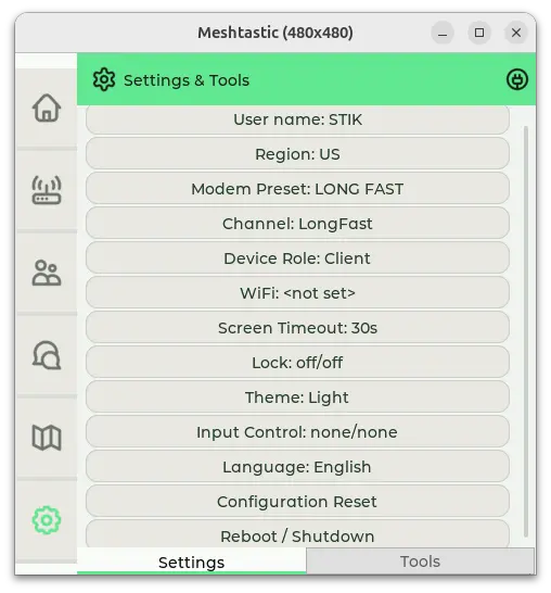 MUI Settings Light